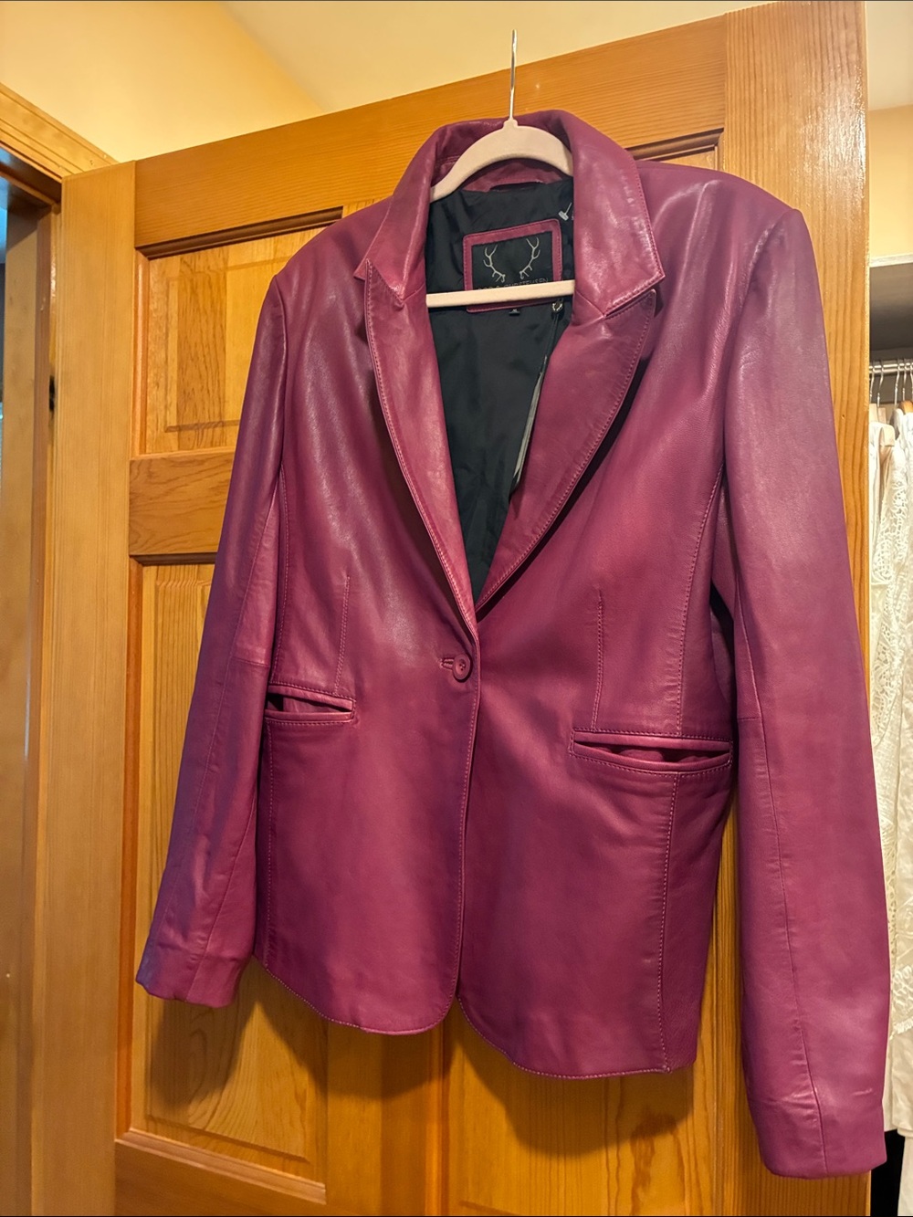 Leather Blazer Jacket - NWT